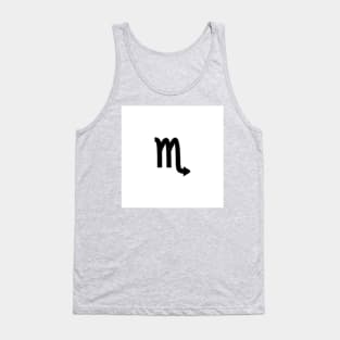 Scorpio Symbol Art Tank Top